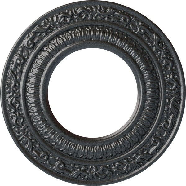 Ekena Millwork Andrea Ceiling Medallion (Fits Canopies up to 4 1/8"), 8 1/8"OD x 4 1/8"ID x 1/2"P, Pewter CM08ADPES - main